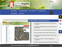 Tablet Screenshot of gogolin.pl